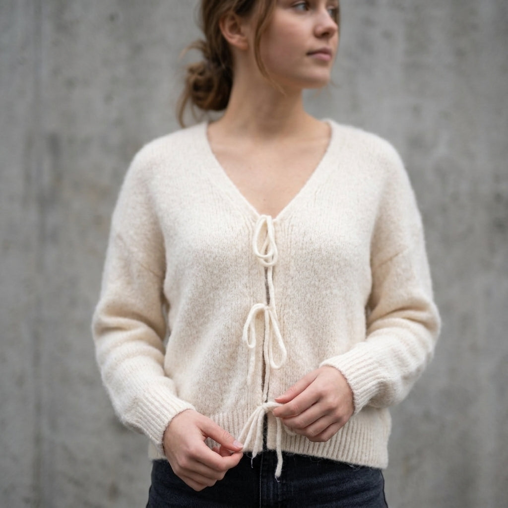 Enjoy womenswear Damen Strickjacke Mohair modisch kuschelig für den Herbst