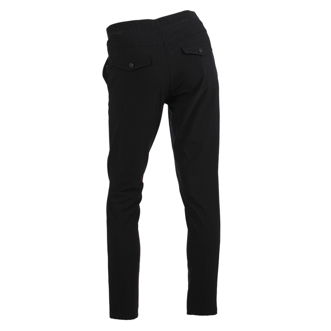 Enjoy Damen Travel Stretch Schlupfhose mit elastischem Bund, schwarz - weitere Ansicht
