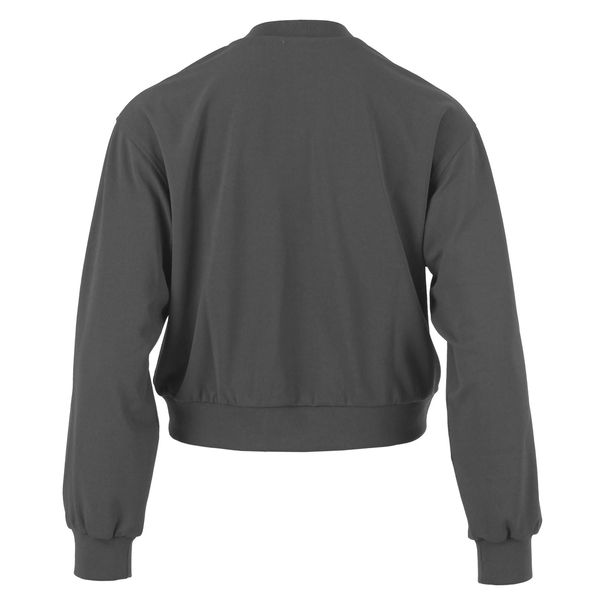 ENJOY Damenjacke mit Druckknöpfen – Grau, Schwarz und Rot