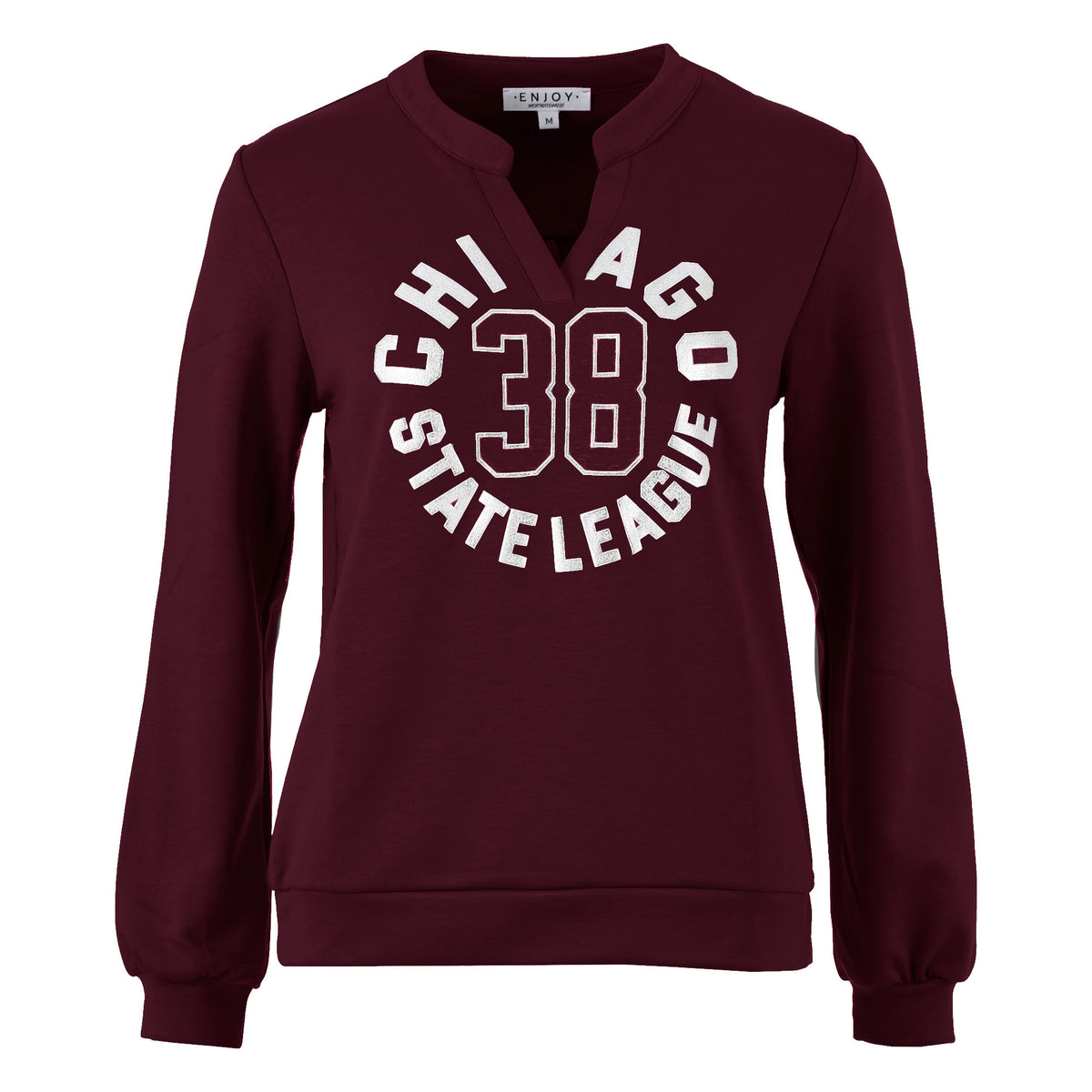 Enjoy womenswear Damen Sweat Shirt Chicago Print