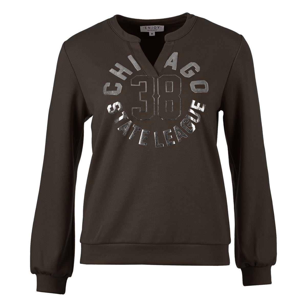 Enjoy womenswear Damen Sweat Shirt Chicago Print