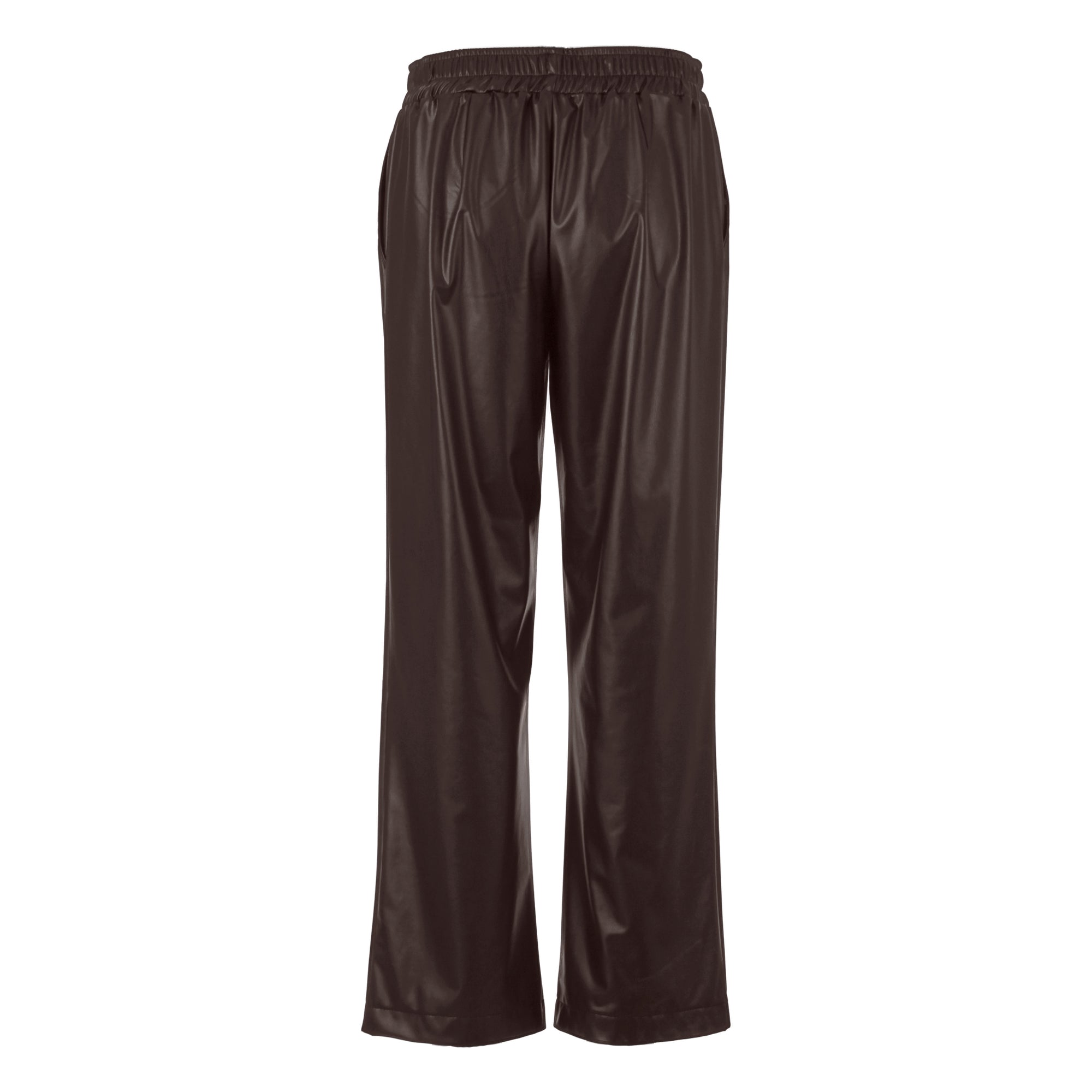 Enjoy womenswear Imitat Lederhose braun