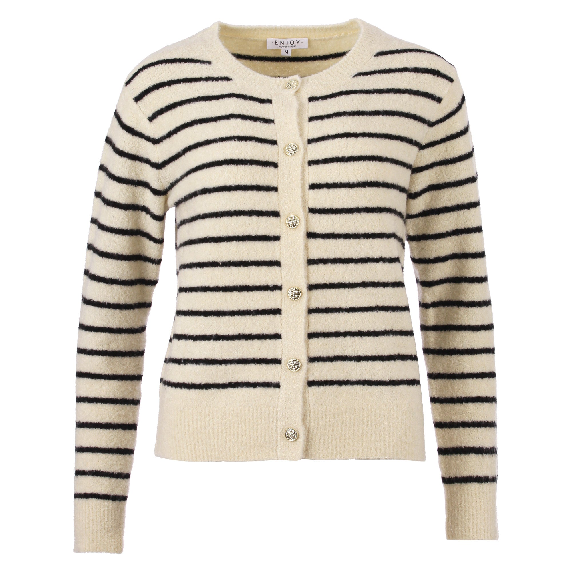 Enjoy Strickjacke Streifen – Produktansicht Panta Loni