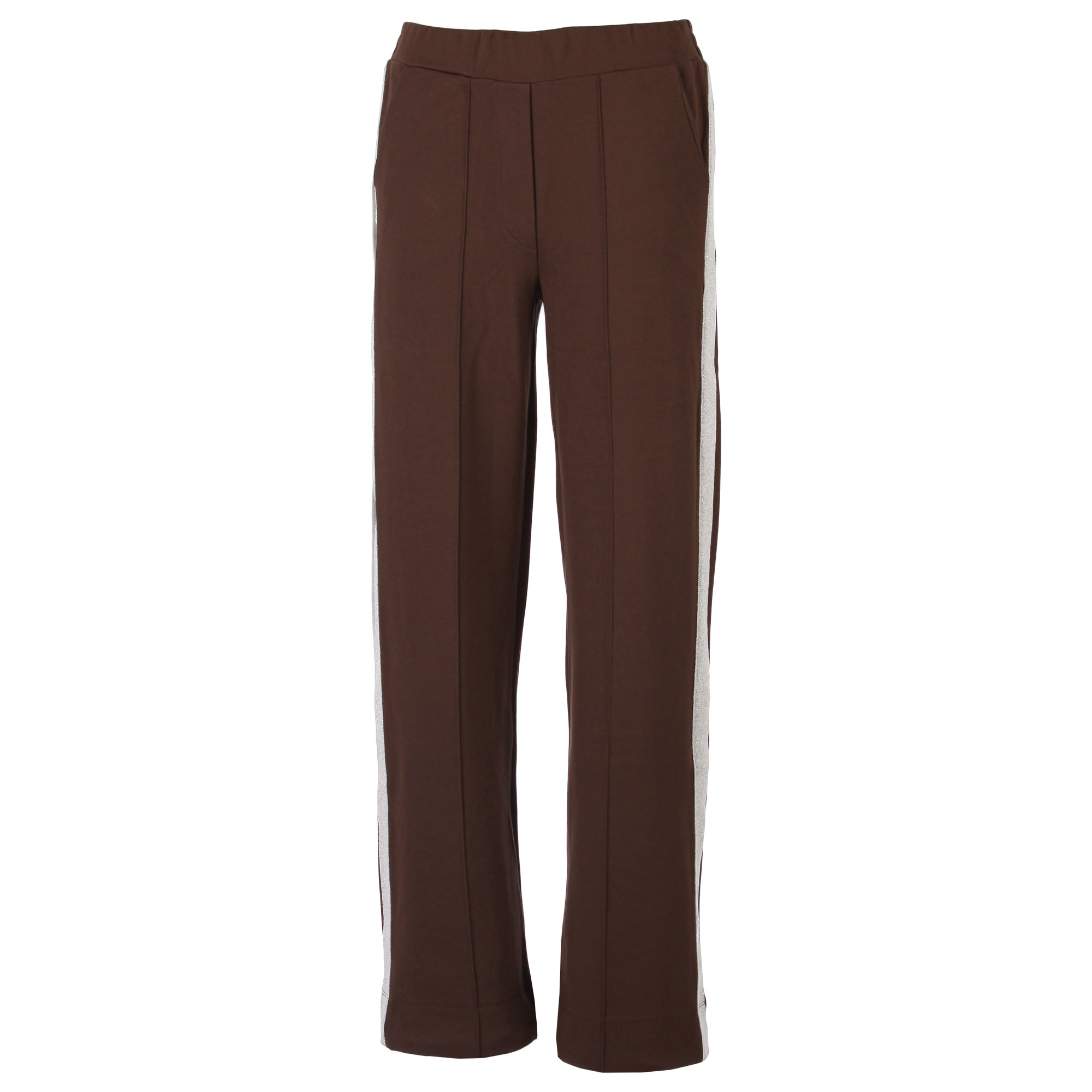 Enjoy Womenswear Damen Sweat Hose mit sportlichem Seitenstreifen