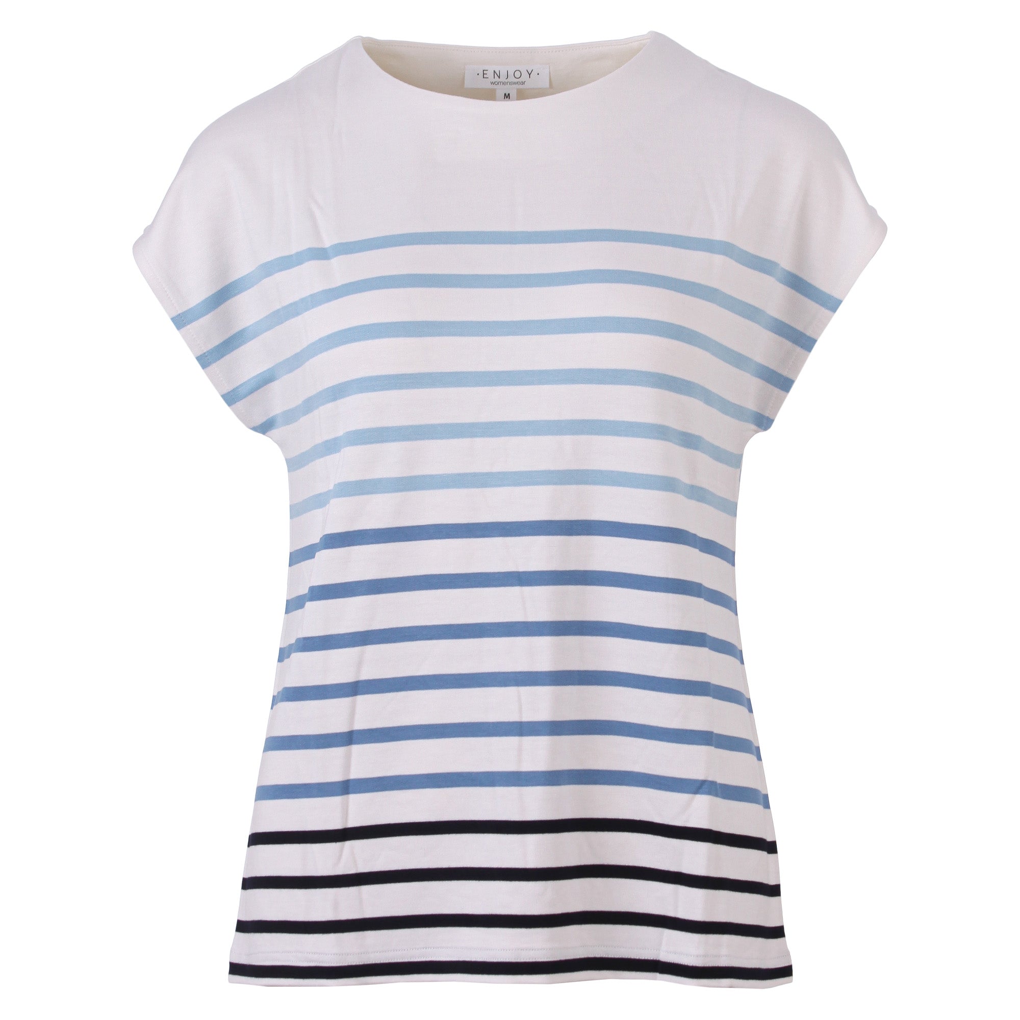 Streifenshirt aus Viskose-Elasthan – Leicht, bequemund zeitlos