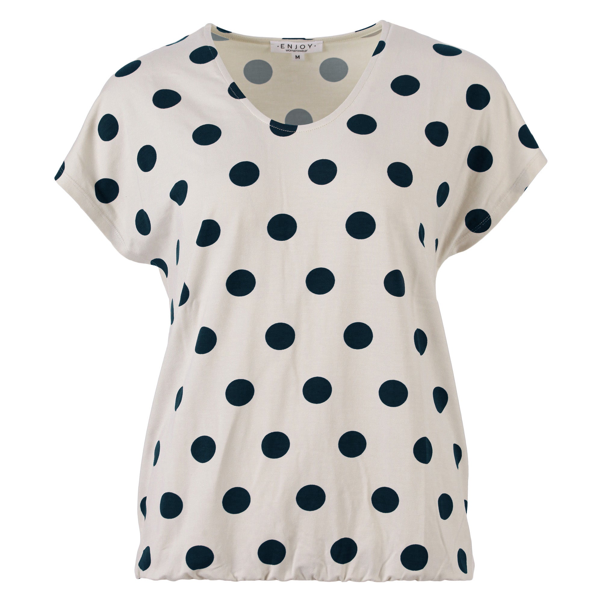 Sommerliches Damen-Shirt mit Punkten – luftig, leicht und vielseitig Enjoy womenswear