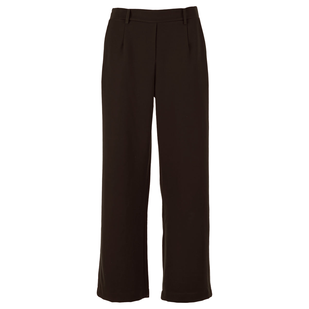 Enjoy womenswear Butterstoff Hose weites Bein mit Gummizug hinten und Gürtelschlaufen