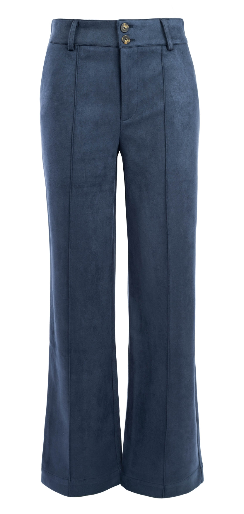 NED Dutch Fashion Damenhose Pilar in Veloursleder-Optik – modern & elegant
