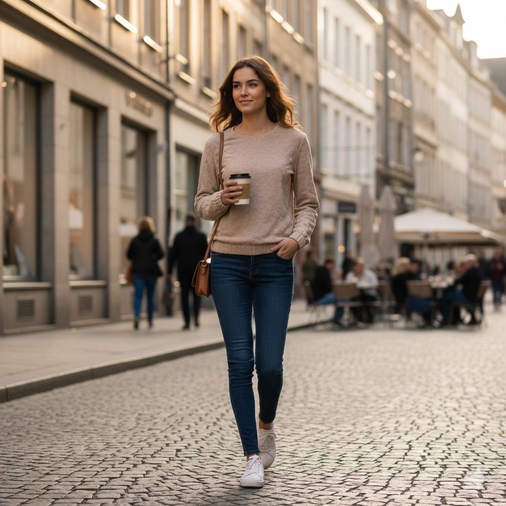 Jacquard Sweatshirt – Hochwertige Qualität mit Komfort und Stil