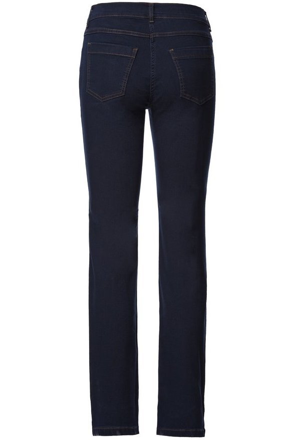 PAMELA Superstretch Jeans 5 Pocket Blue Denim Jeans New Shaping (1601-055) - Rückansicht