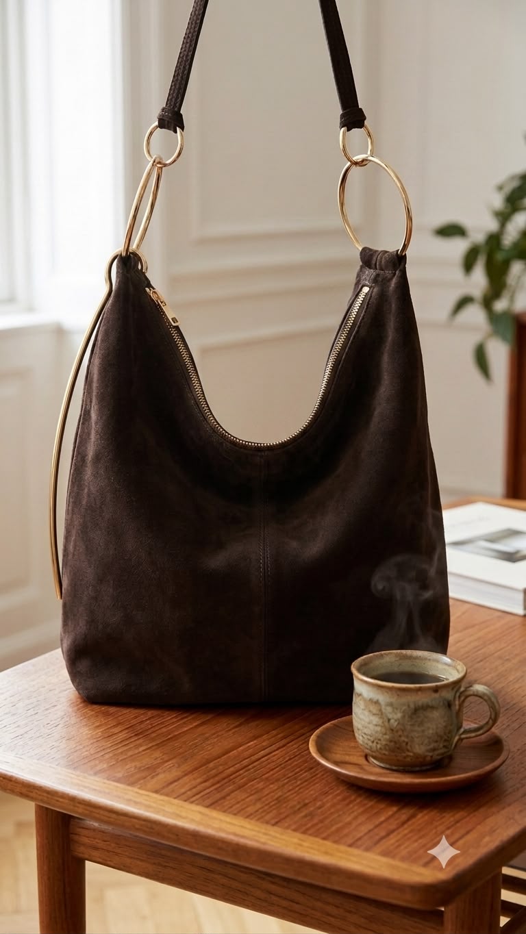 Leder Umhängetasche Damen – Elegante Schultertasche aus Echtleder in 4 Farben