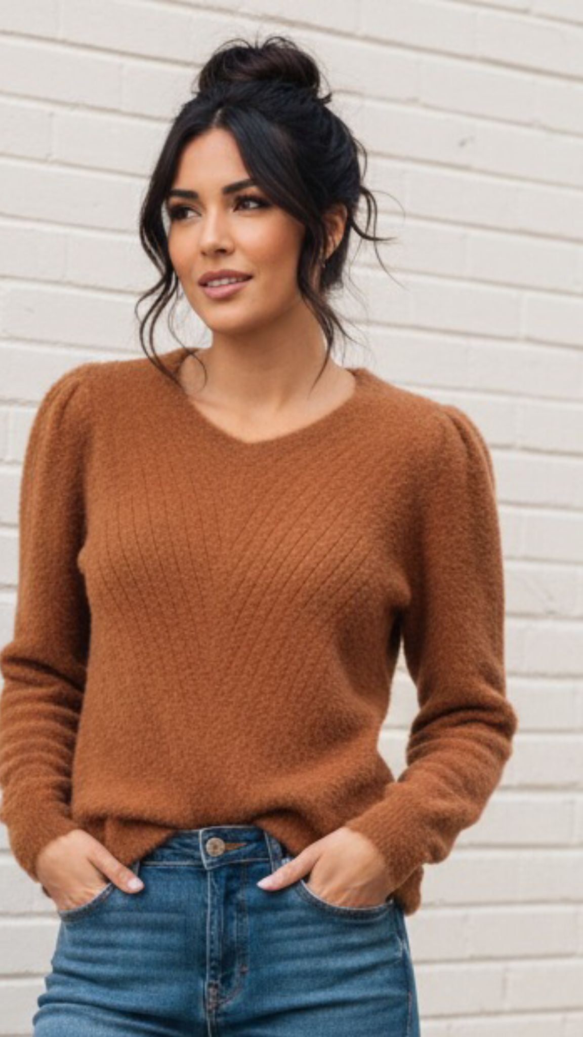 NED V- Neck Pullover uni