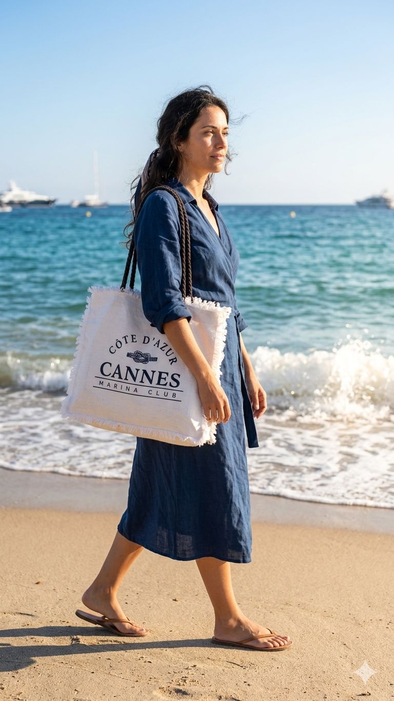 Baumwolltasche mit Print 40x50 cm – Große, nachhaltige Stofftasche für Alltag & Shopping