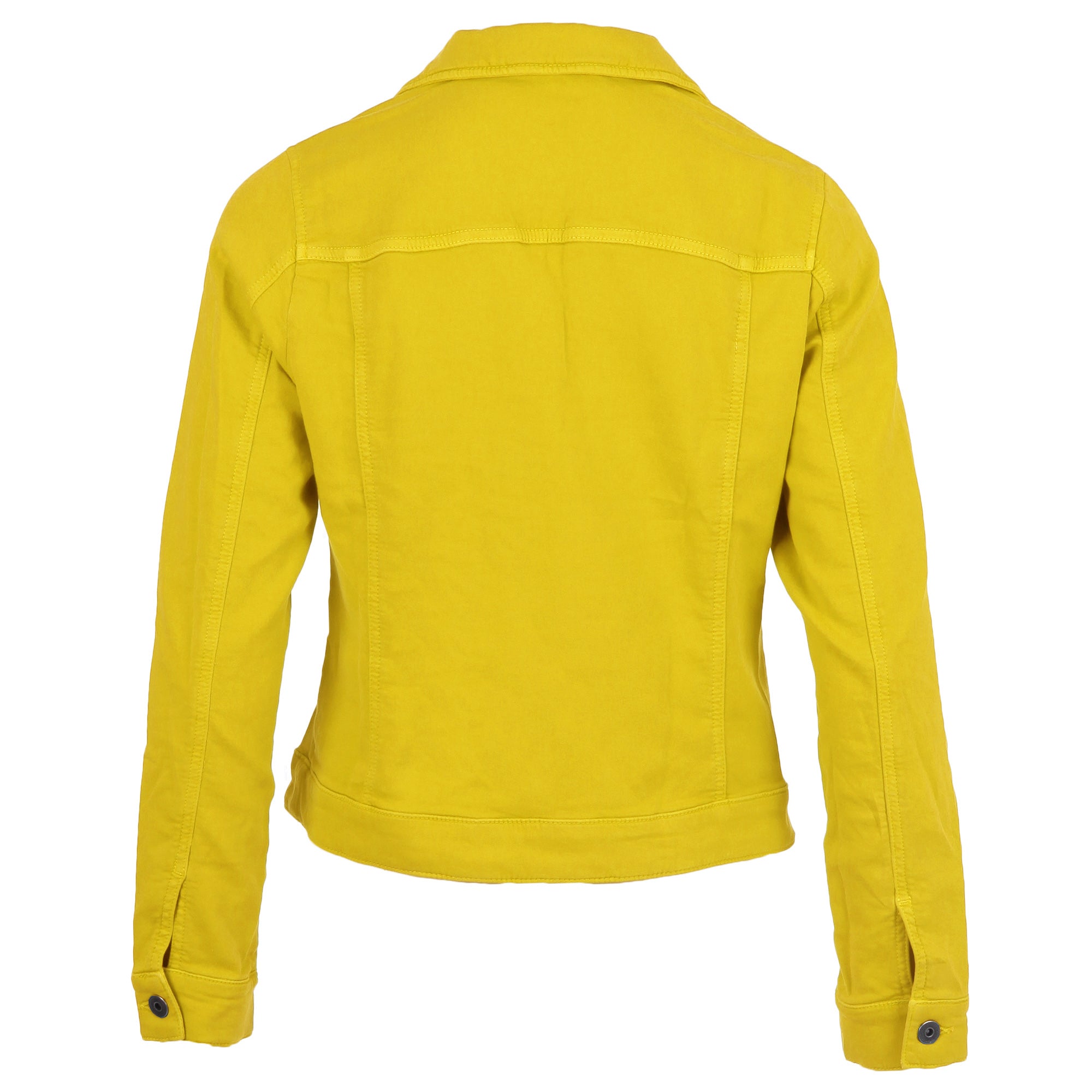 Enjoy Damen Sweat Jacke Jeansjacke gelb