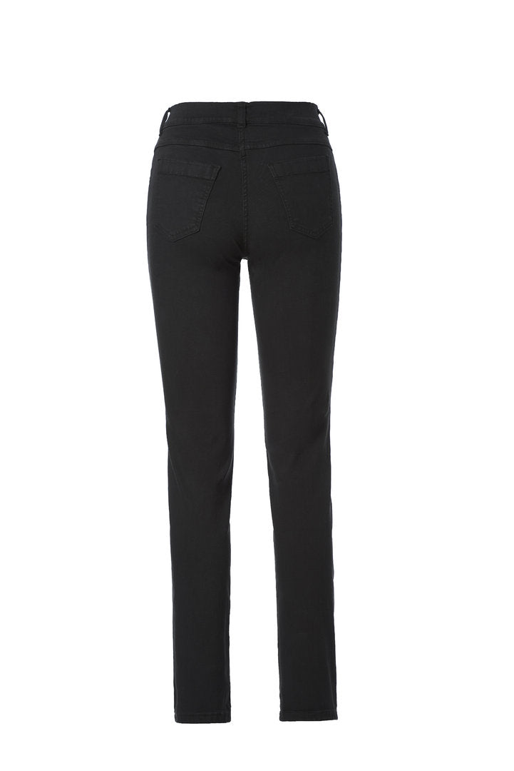 PAMELA Superstretch Hose 5 Pocket Jeans Damen, schwarz - weitere Ansicht