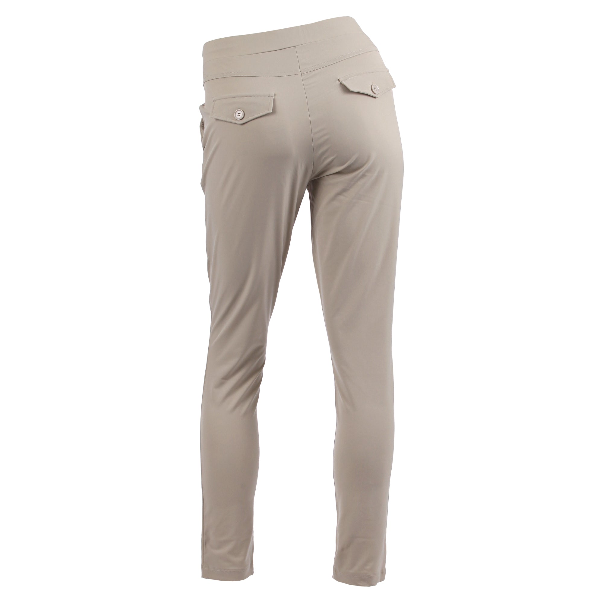 Enjoy Damen Travel Stretch Schlupfhose mit elastischem Bund,  beige