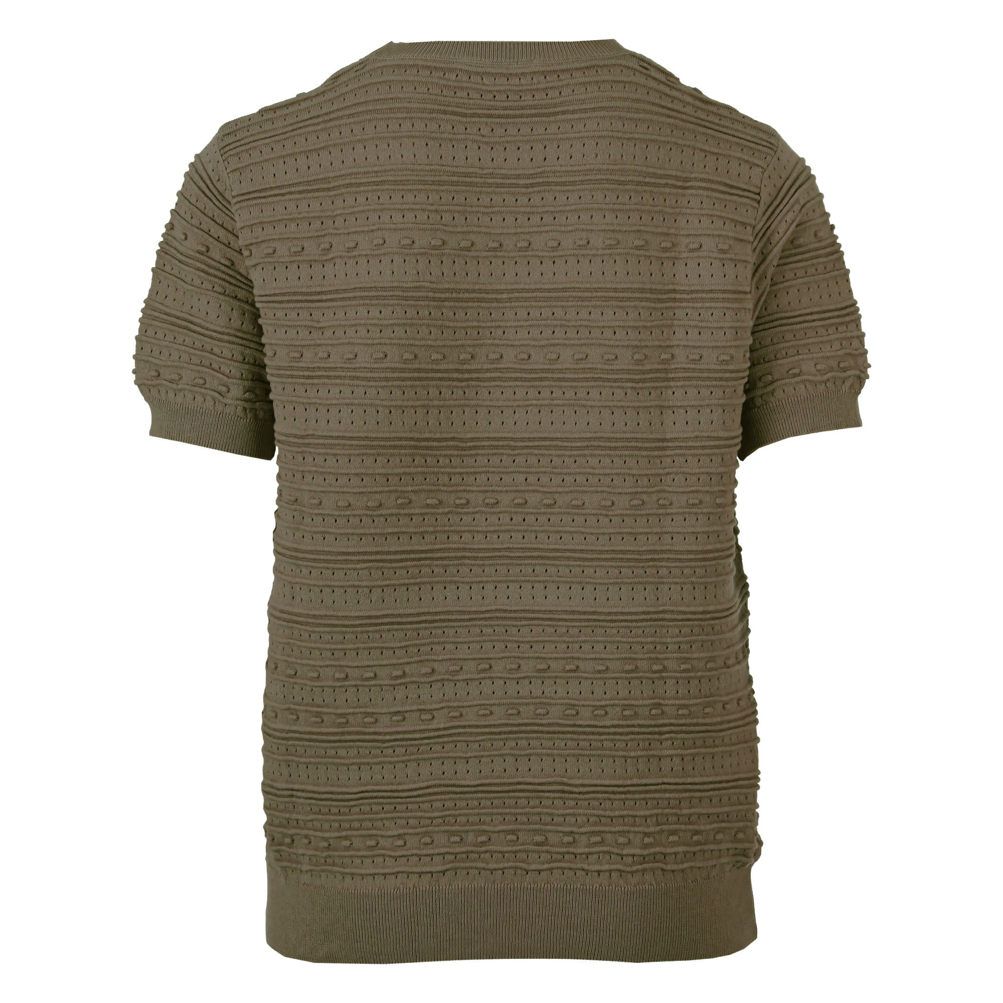 Enjoy womenswear Kurzarm Häkelpullover aus 100 % Baumwolle