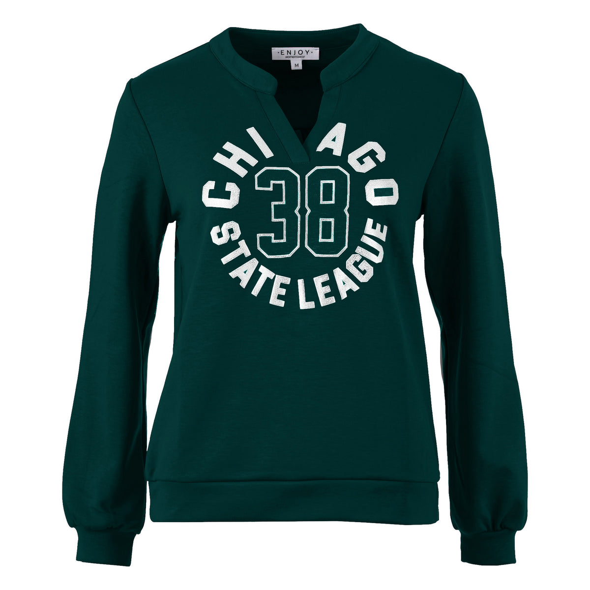 Enjoy womenswear Damen Sweat Shirt Chicago Print