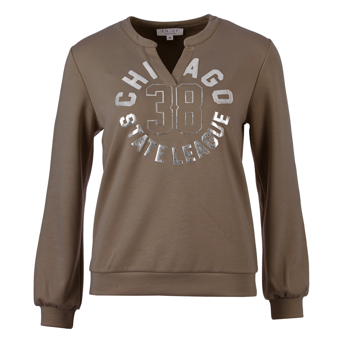 Enjoy womenswear Damen Sweat Shirt Chicago Print