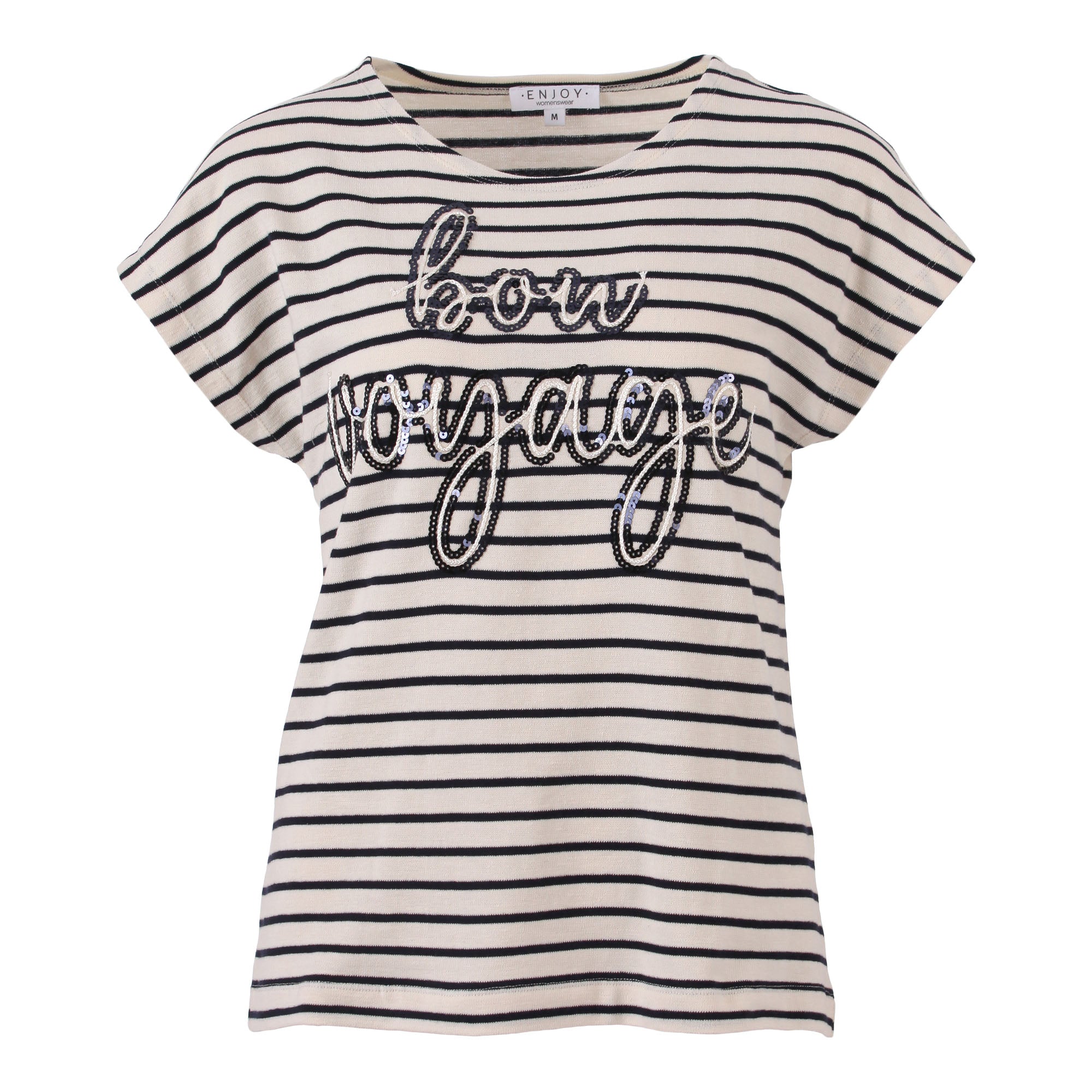 Enjoy womenswear Shirt Streifen 100 % Baumwolle