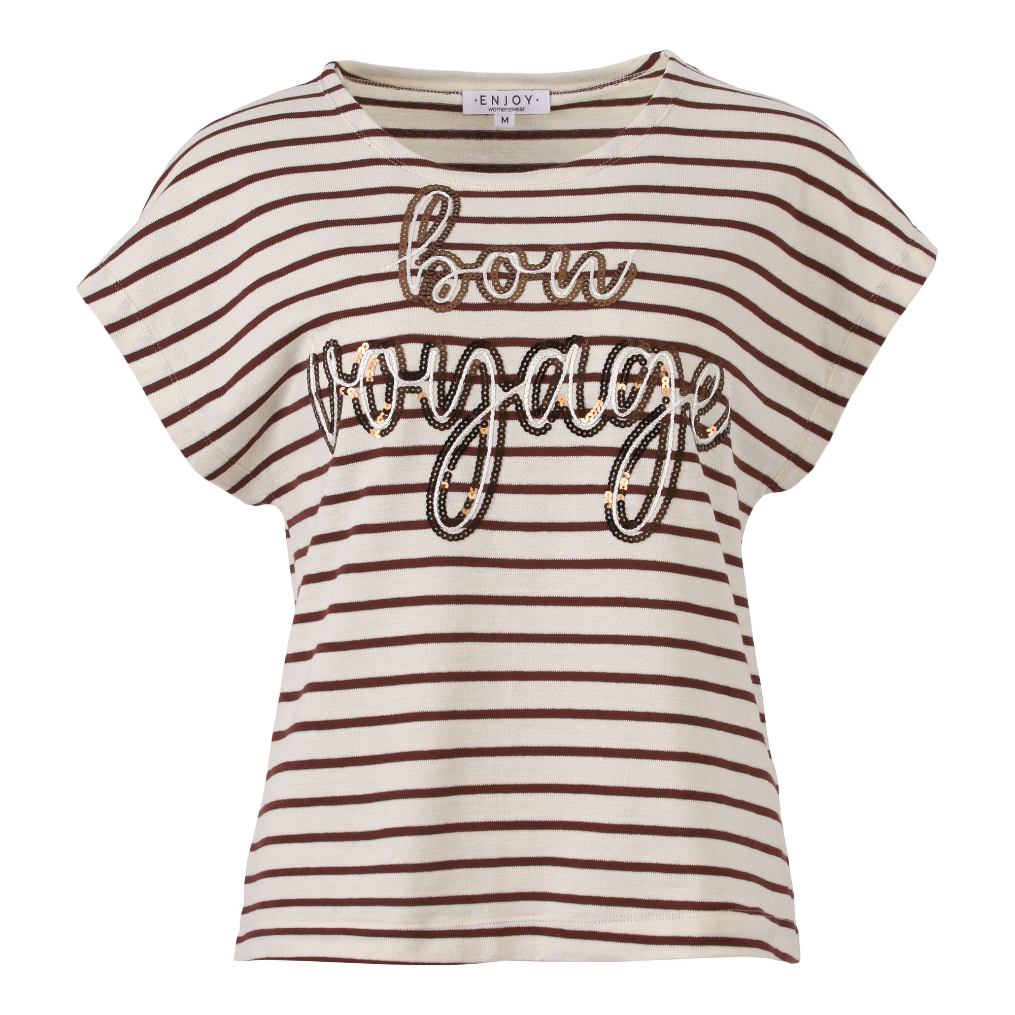 Enjoy womenswear Shirt Streifen 100 % Baumwolle