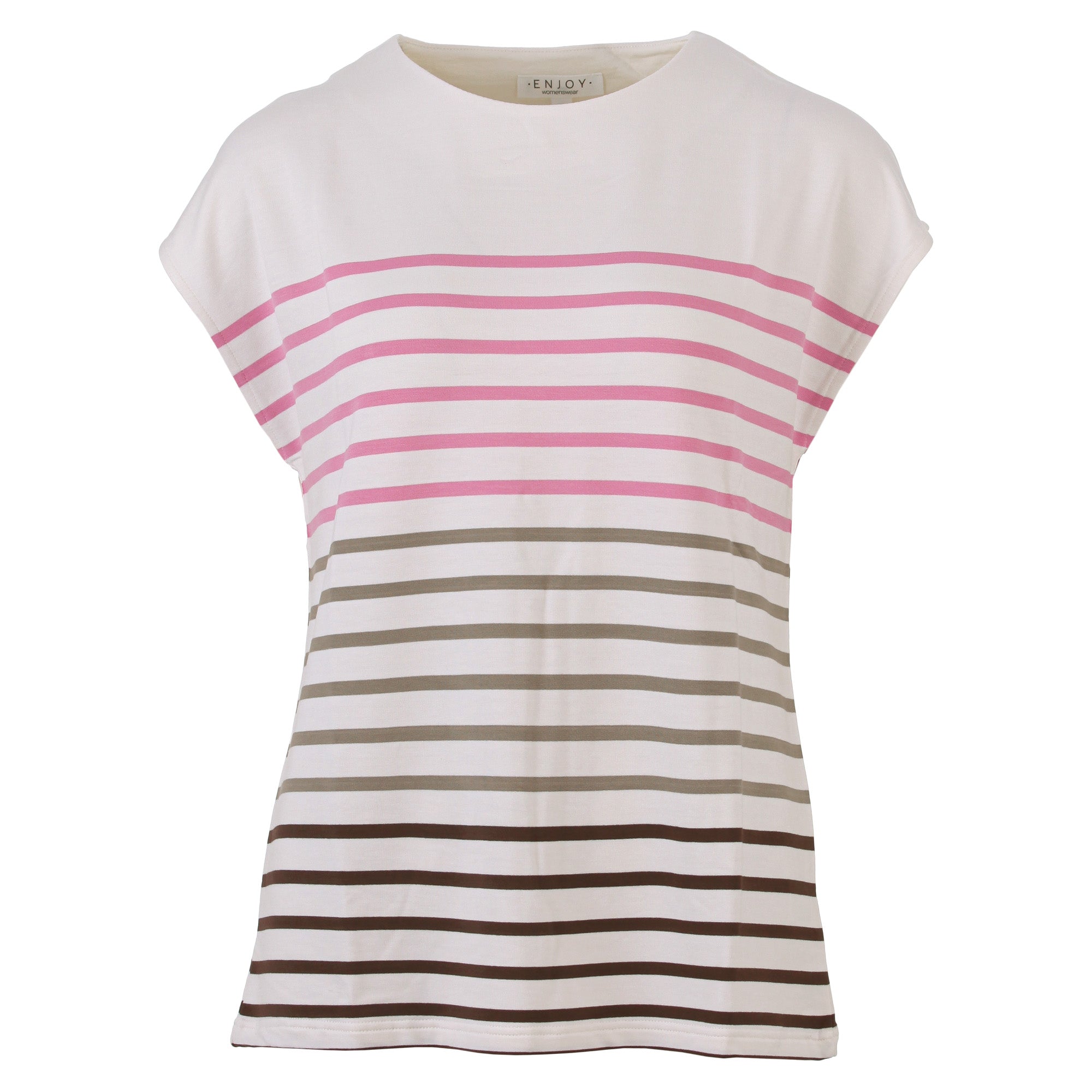 Streifenshirt aus Viskose-Elasthan – Leicht, bequemund zeitlos