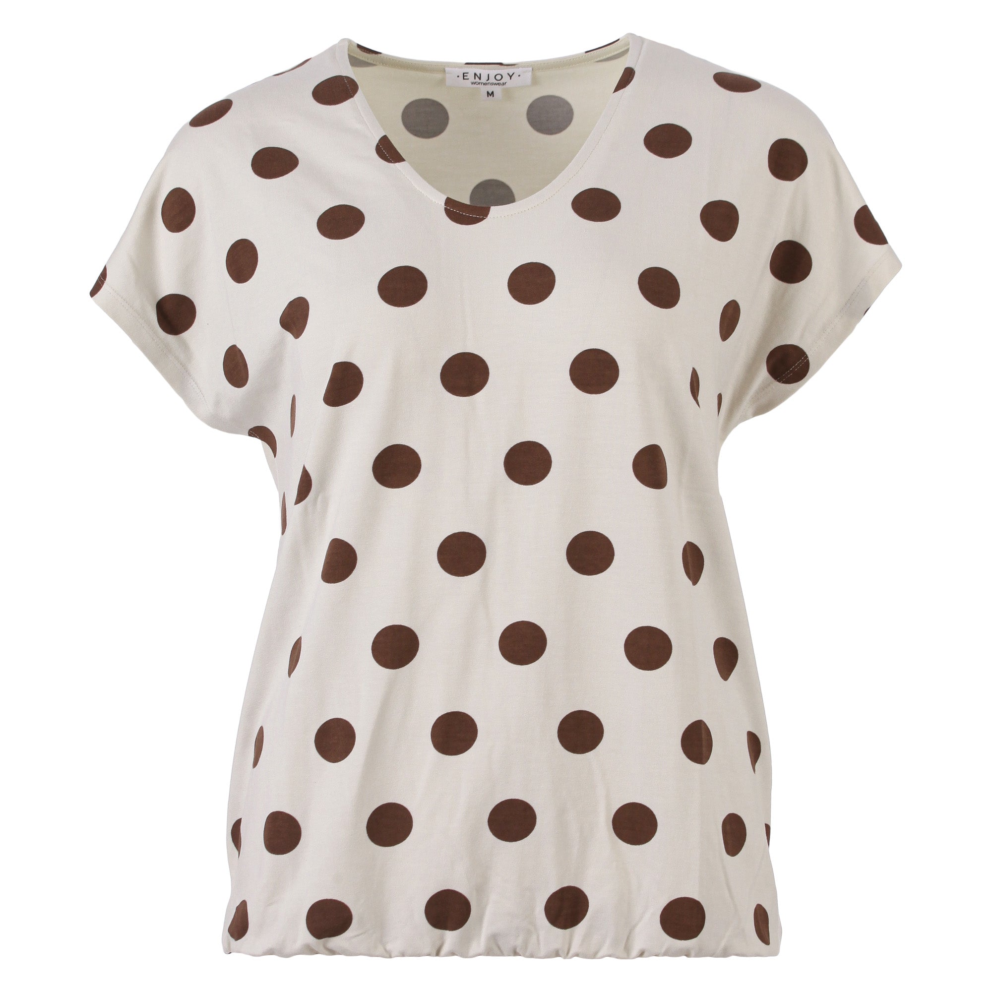 Sommerliches Damen-Shirt mit Punkten – luftig, leicht und vielseitig Enjoy womenswear