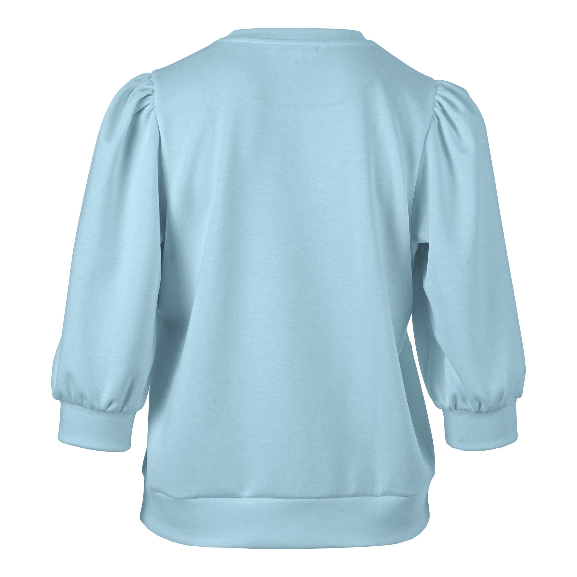 Enjoy Sweatshirt mit Rundhals & 3/4-Arm – Weicher Materialmix aus 52% Modal, 45% Polyester & 3% Elasthan