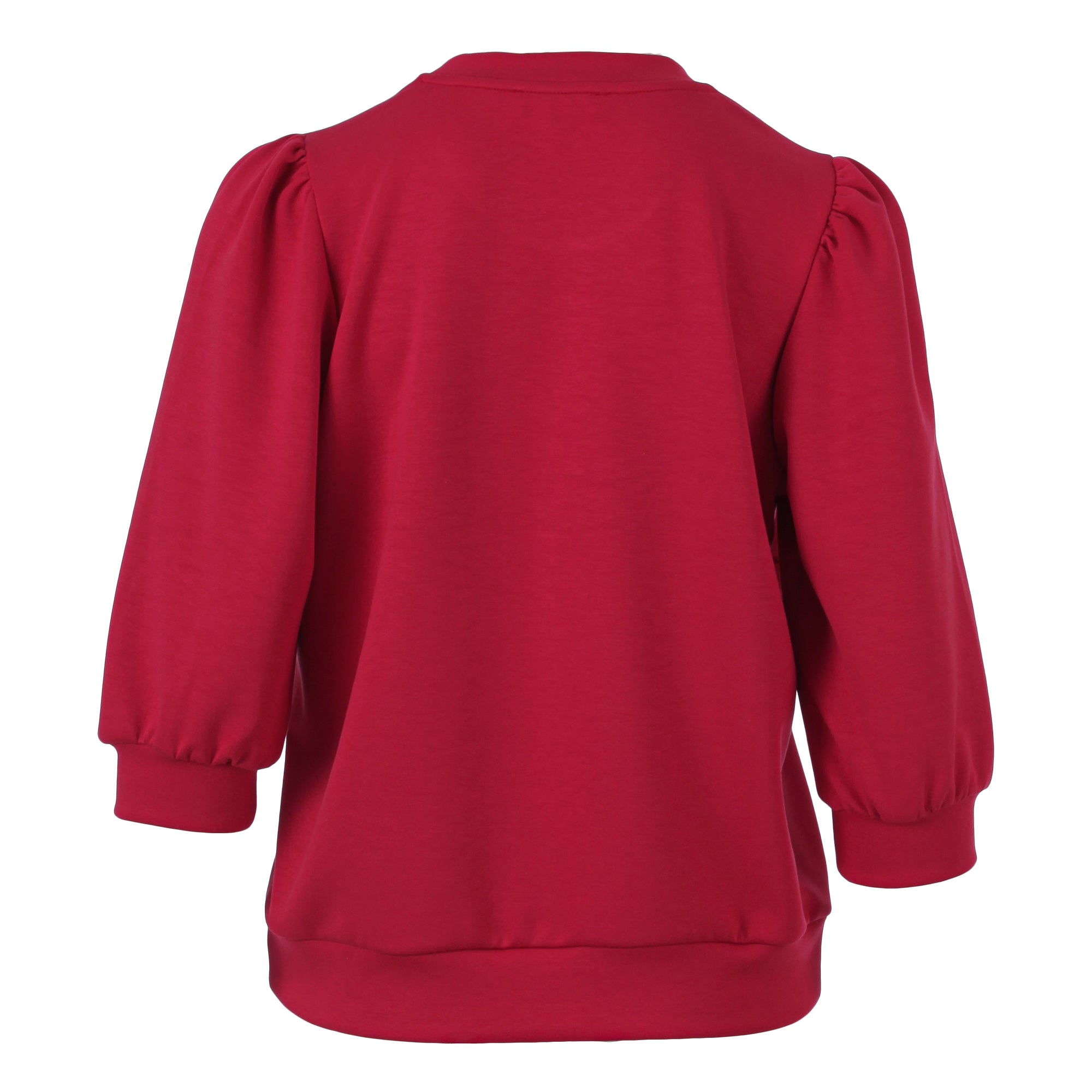 Enjoy Sweatshirt mit Rundhals & 3/4-Arm – Weicher Materialmix aus 52% Modal, 45% Polyester & 3% Elasthan