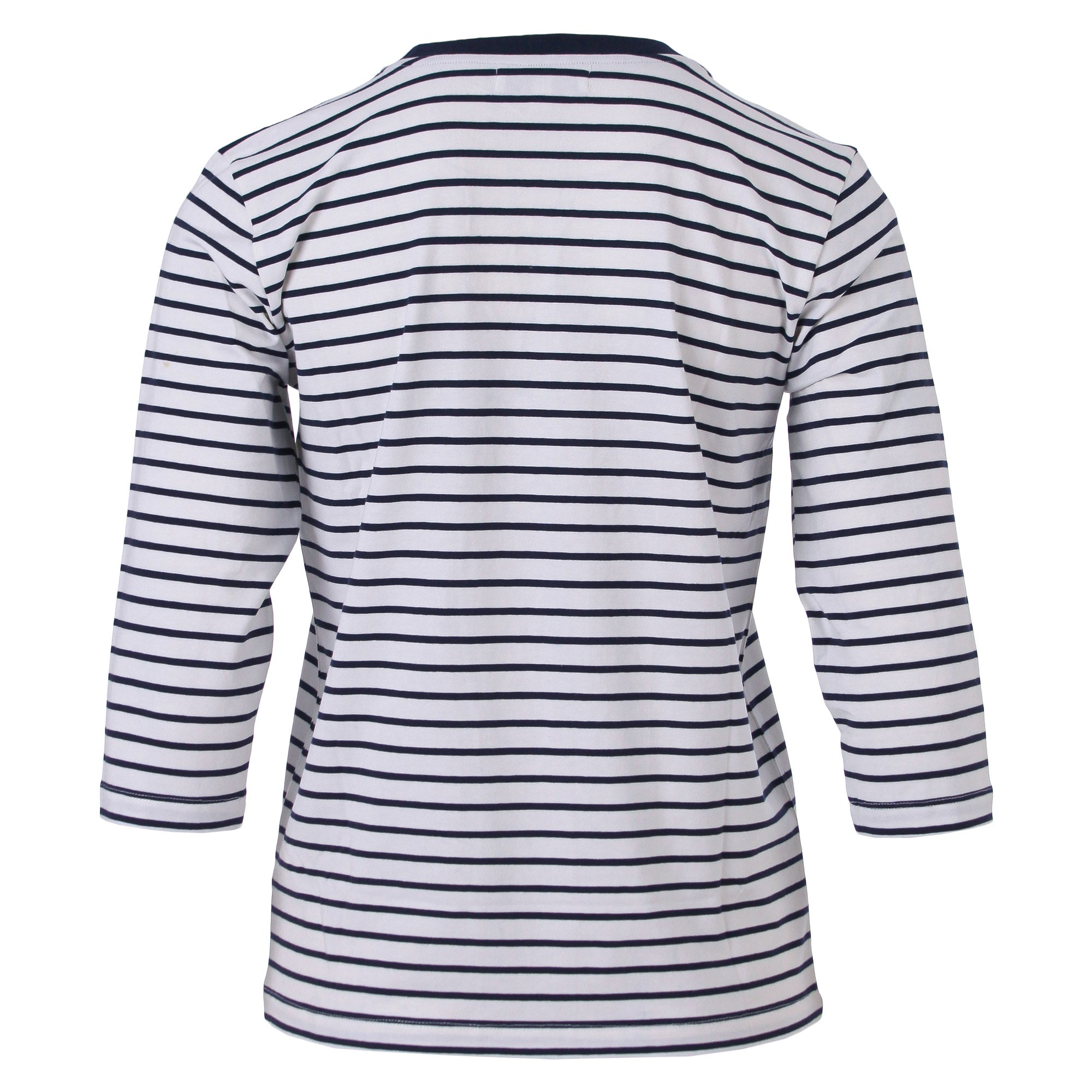 Enjoy womenswear Streifen T-Shirt mit 3/4 Arm aus Baumwolle-Viskose – Zeitlos Komfortabel