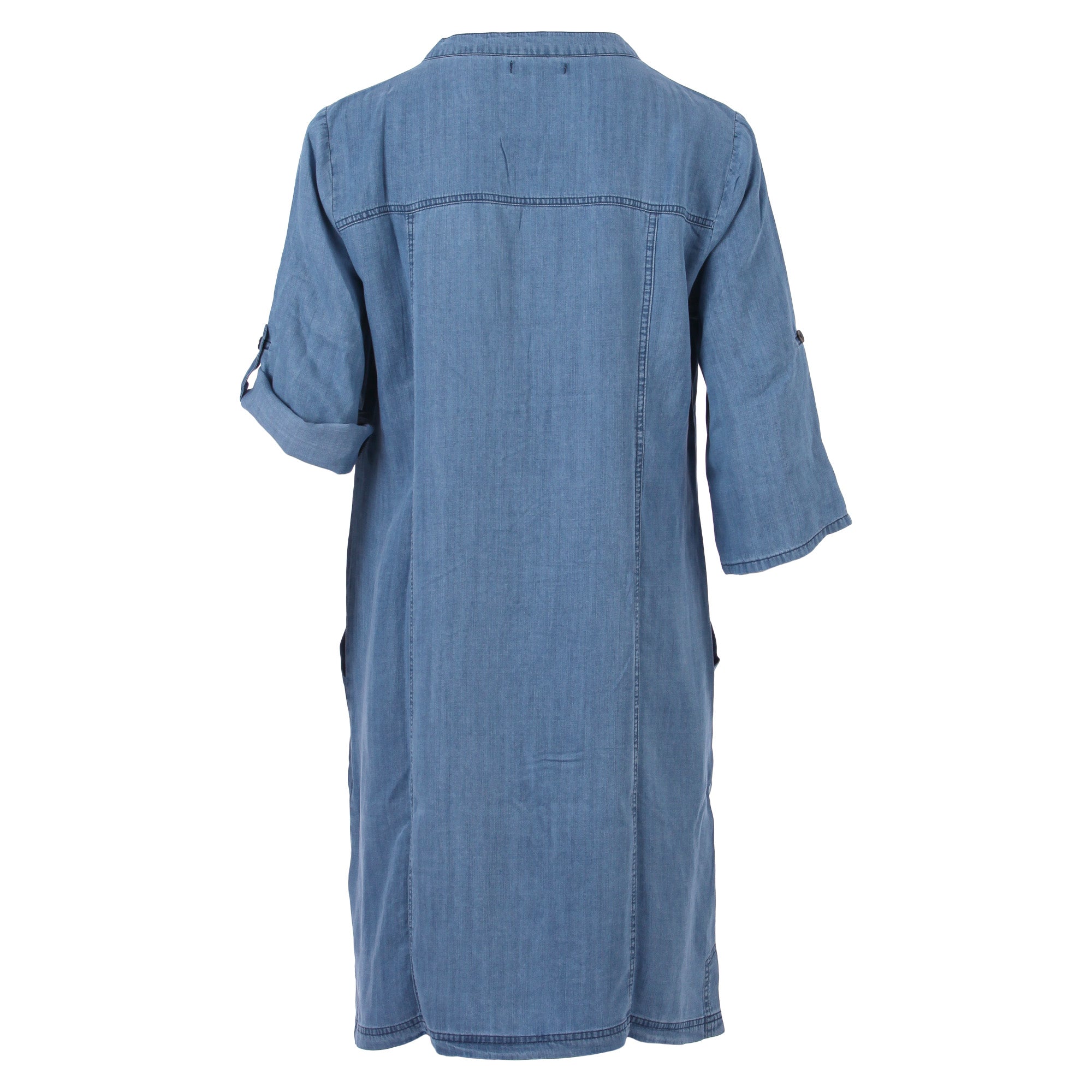 Leichtes Damenkleid in Jeans-Optik – Enjoy Womenswear aus 100% Lyocell (TENCEL™) Atmungsaktiv Sommerkleid