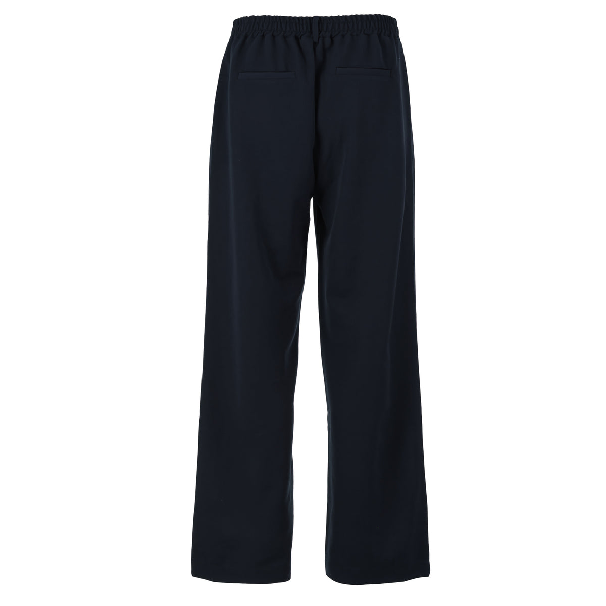 Enjoy womenswear Butterstoff Hose weites Bein mit Gummizug hinten und Gürtelschlaufen