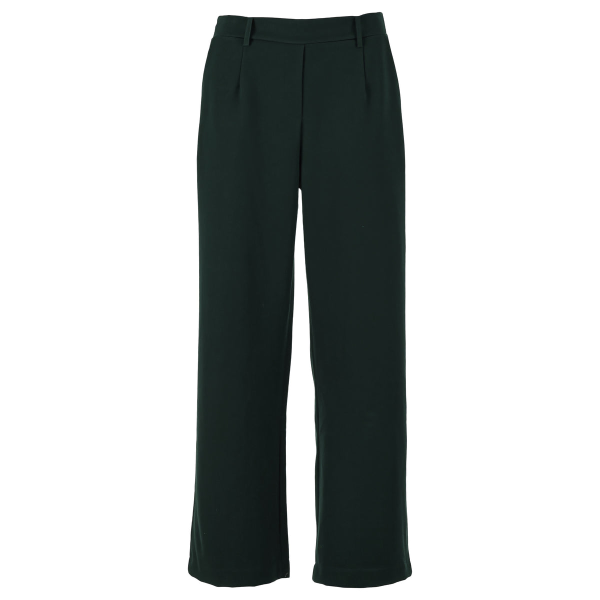 Enjoy womenswear Butterstoff Hose weites Bein mit Gummizug hinten und Gürtelschlaufen