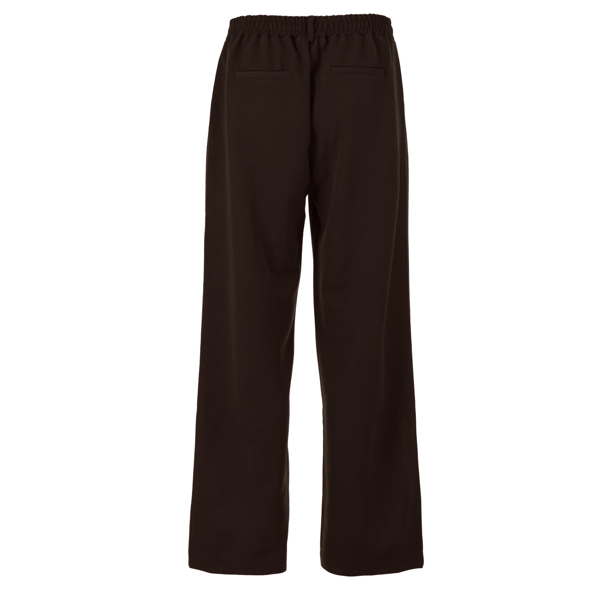 Enjoy womenswear Butterstoff Hose weites Bein mit Gummizug hinten und Gürtelschlaufen