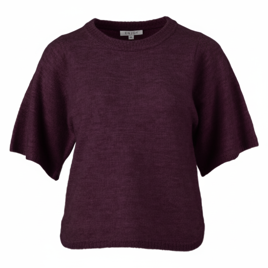 Enjoy Pullover Rundhals 3/4 Arm – Detail Panta Loni