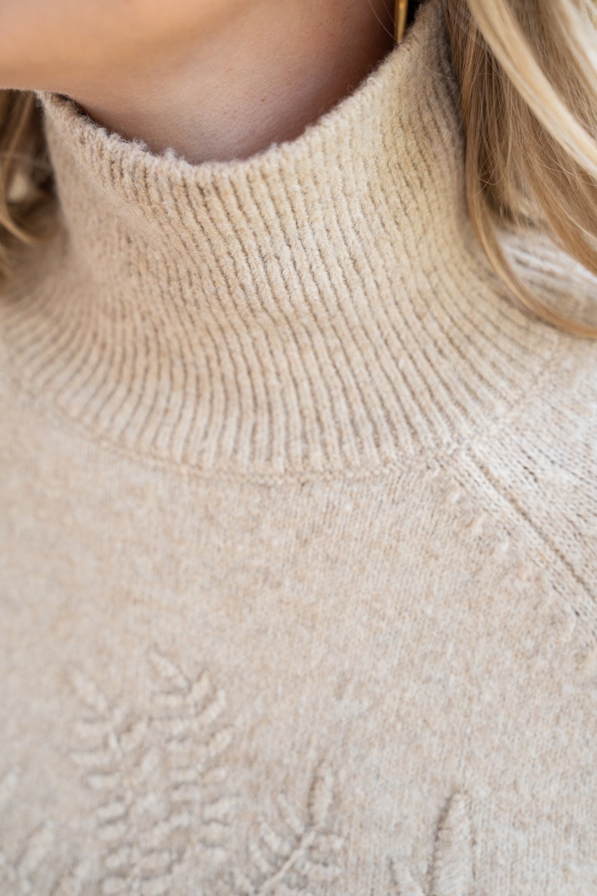 NED Dutch Fashion Damen Pullover Nova Flower Embroidery