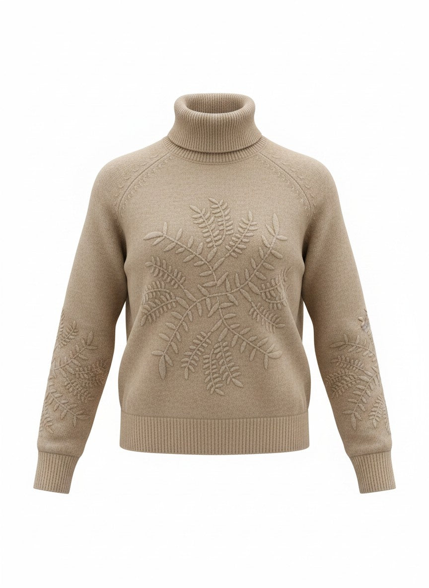 NED Dutch Fashion Damen Pullover Nova Flower Embroidery