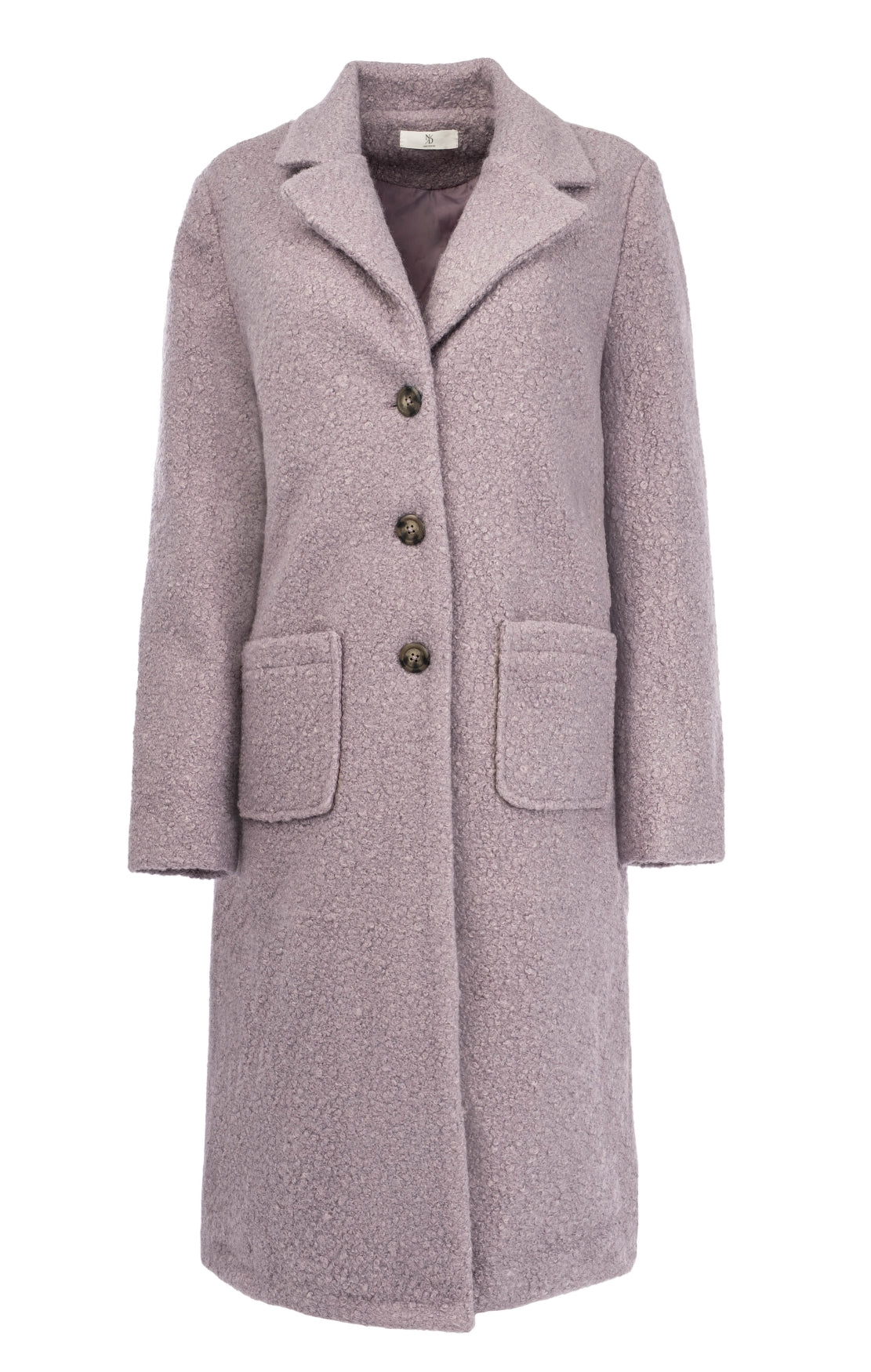 NED Dutch Fashion Damenmantel KANA – eleganter unifarbener Mantel für Herbst & Winter 2026