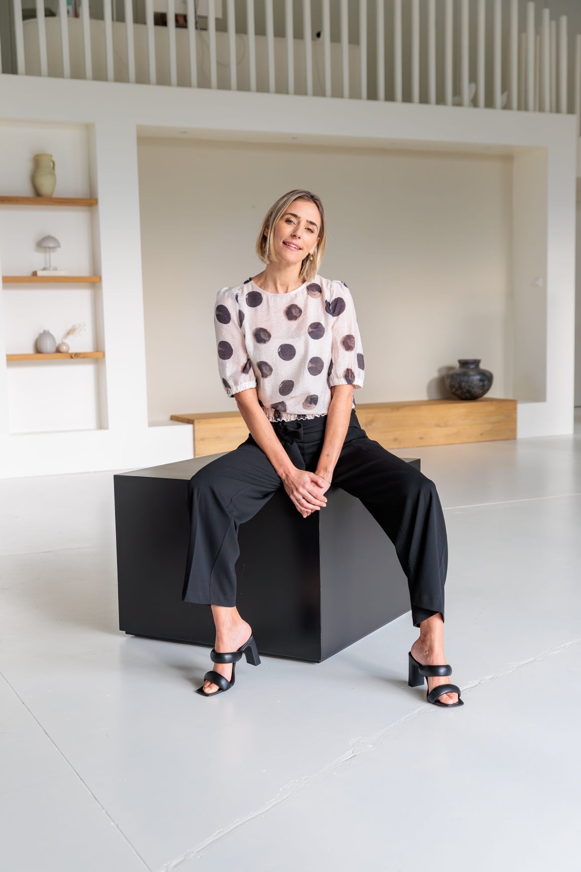 Marlene-Hose „Casper Crepe“ von NED – Dutch Fashion Design mit eleganter Silhouette