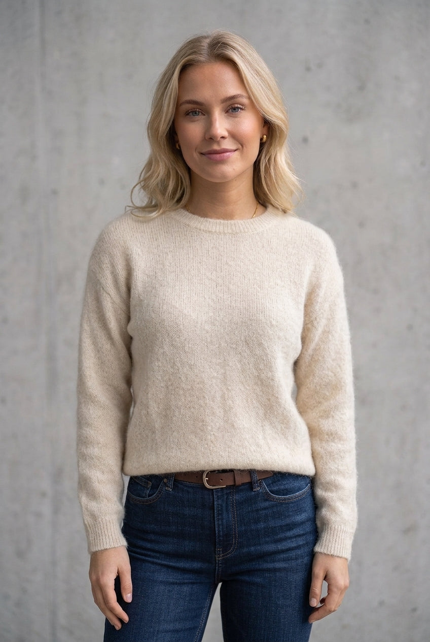 SISLO Rundhals Damen Pullover – Zeitloser Chic für jeden Tag in vielen Farben one size