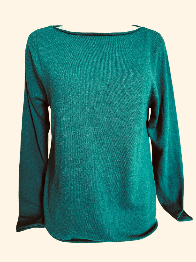 Fefe & Cici Cashmere Blend Pullover Rundhals bottle Produktansicht