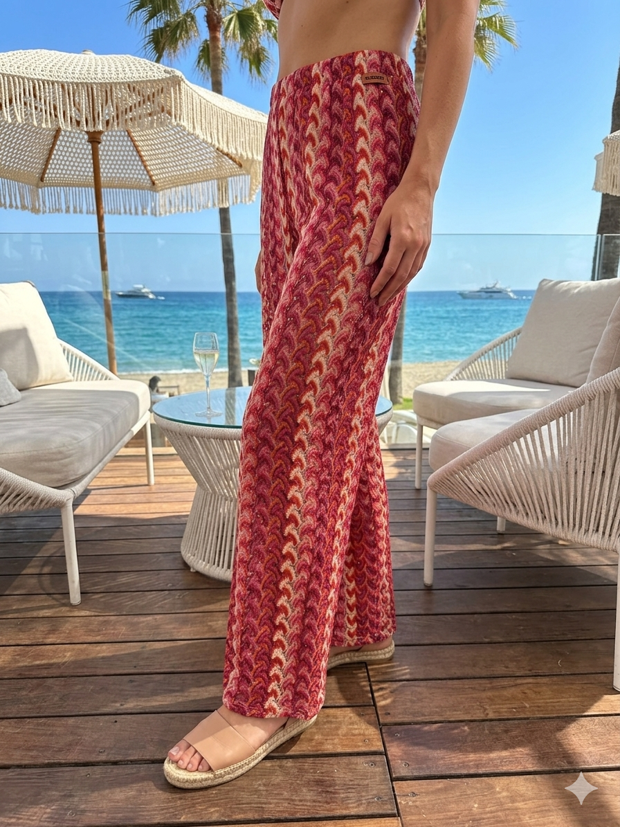 Weite Hose im Missoni-Style – One Size für lässige Eleganz