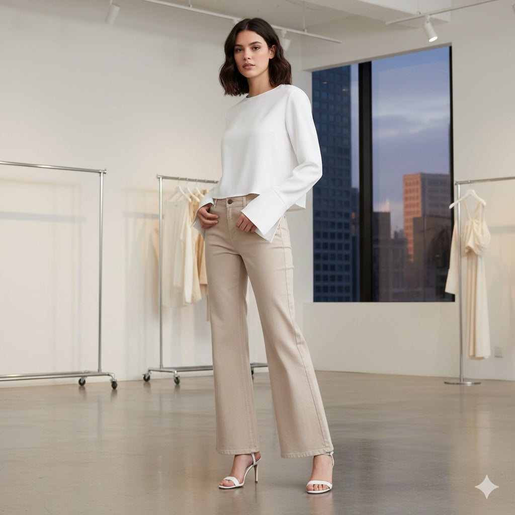 Jeans Five Pocket gerades Bein Superstretch