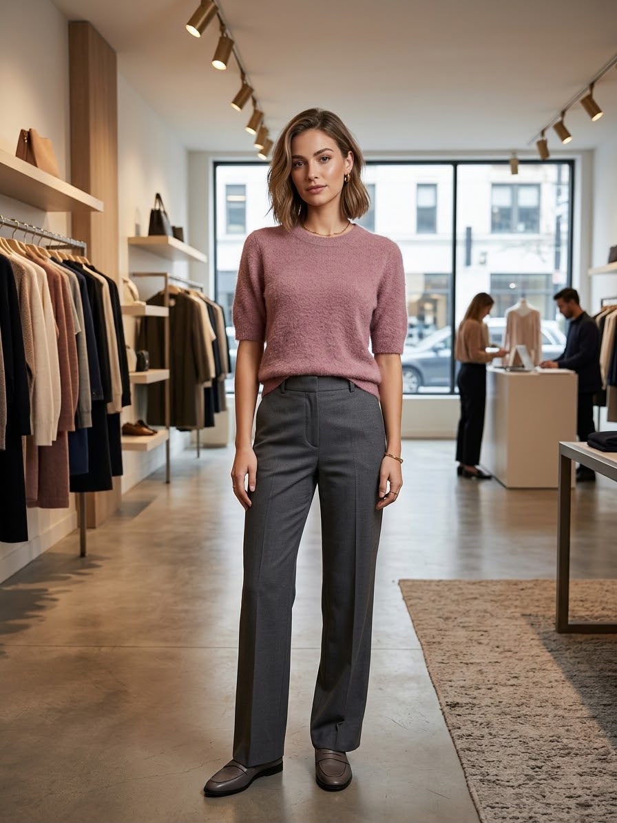 NED Dutch Fashion Victoria – Kuscheliger Kurzarm-Pullover für Herbst & Winter 2026