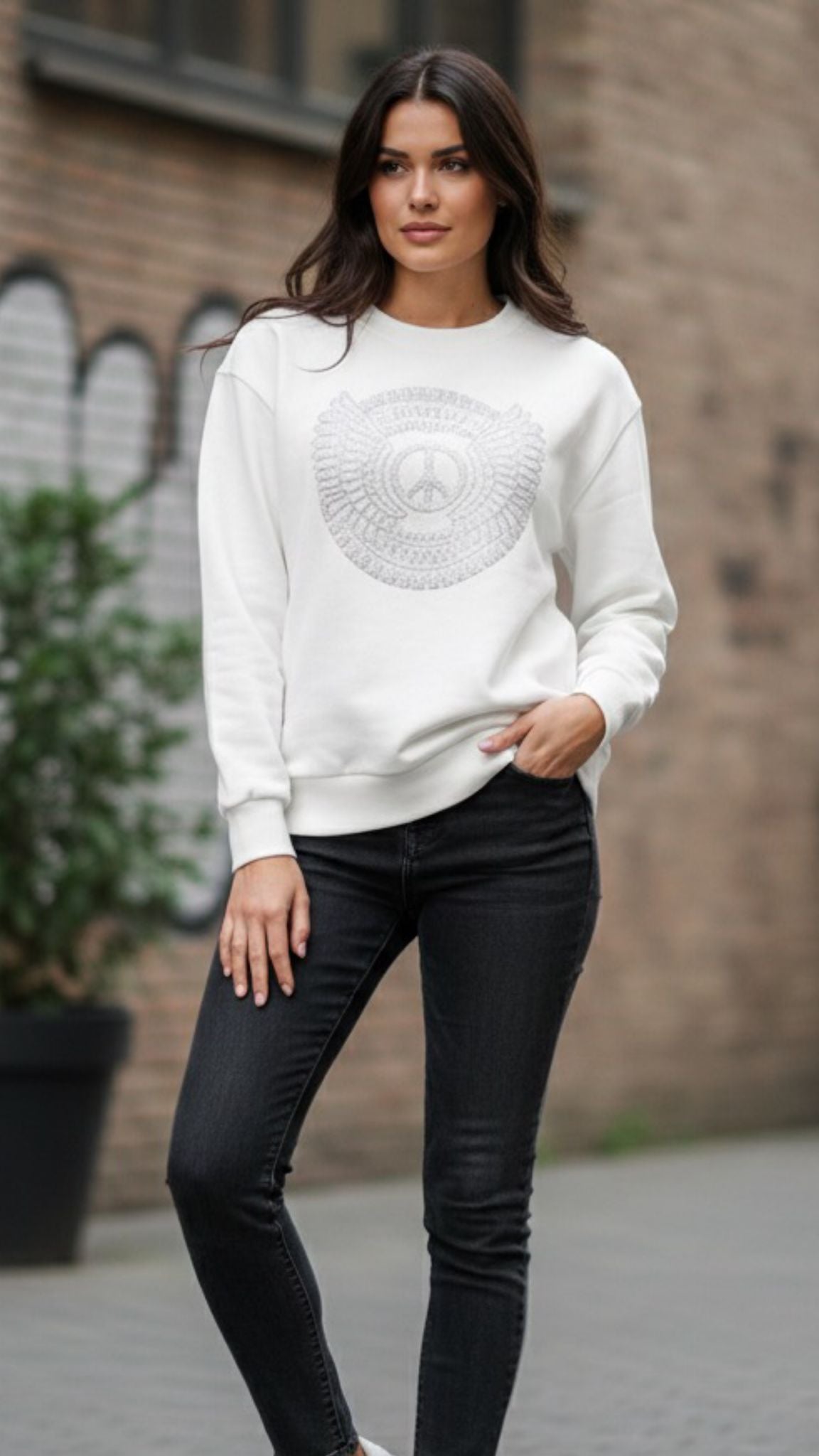Enjoy Womenswear Sweatshirt Print