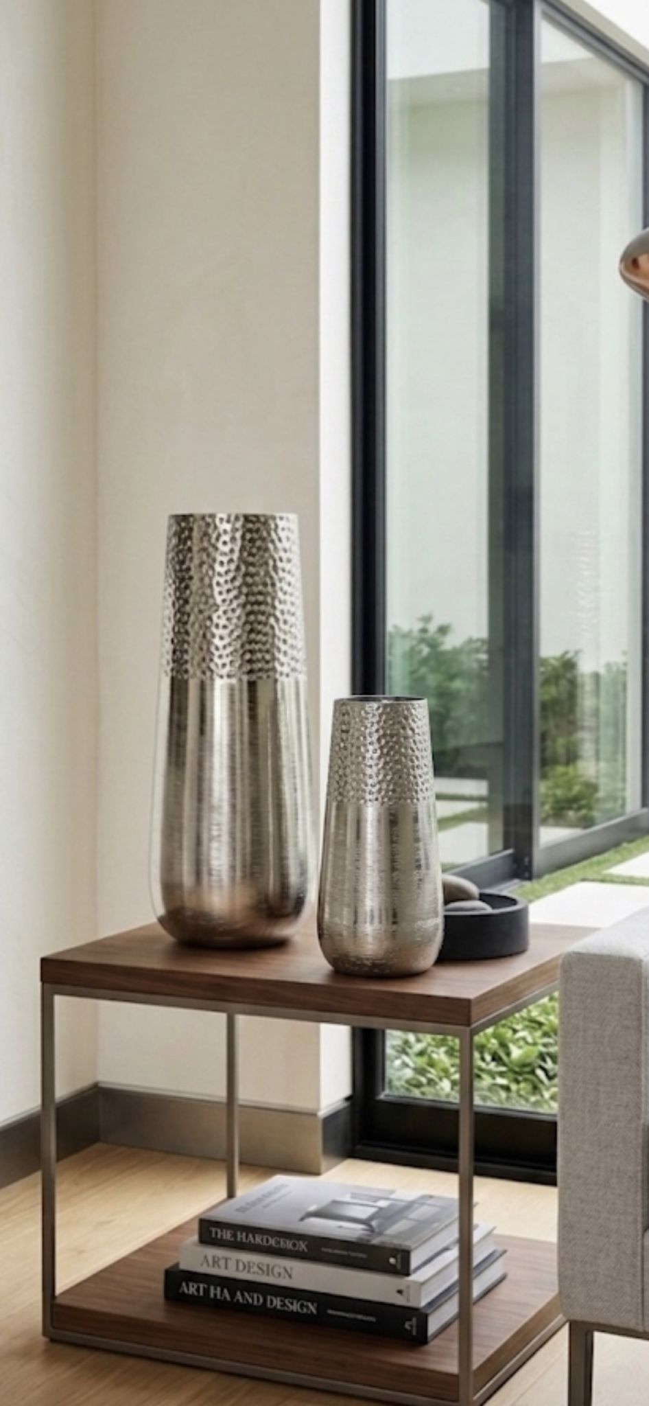 Dekorative Blech Vase – Zeitloses Design in 2 Größen