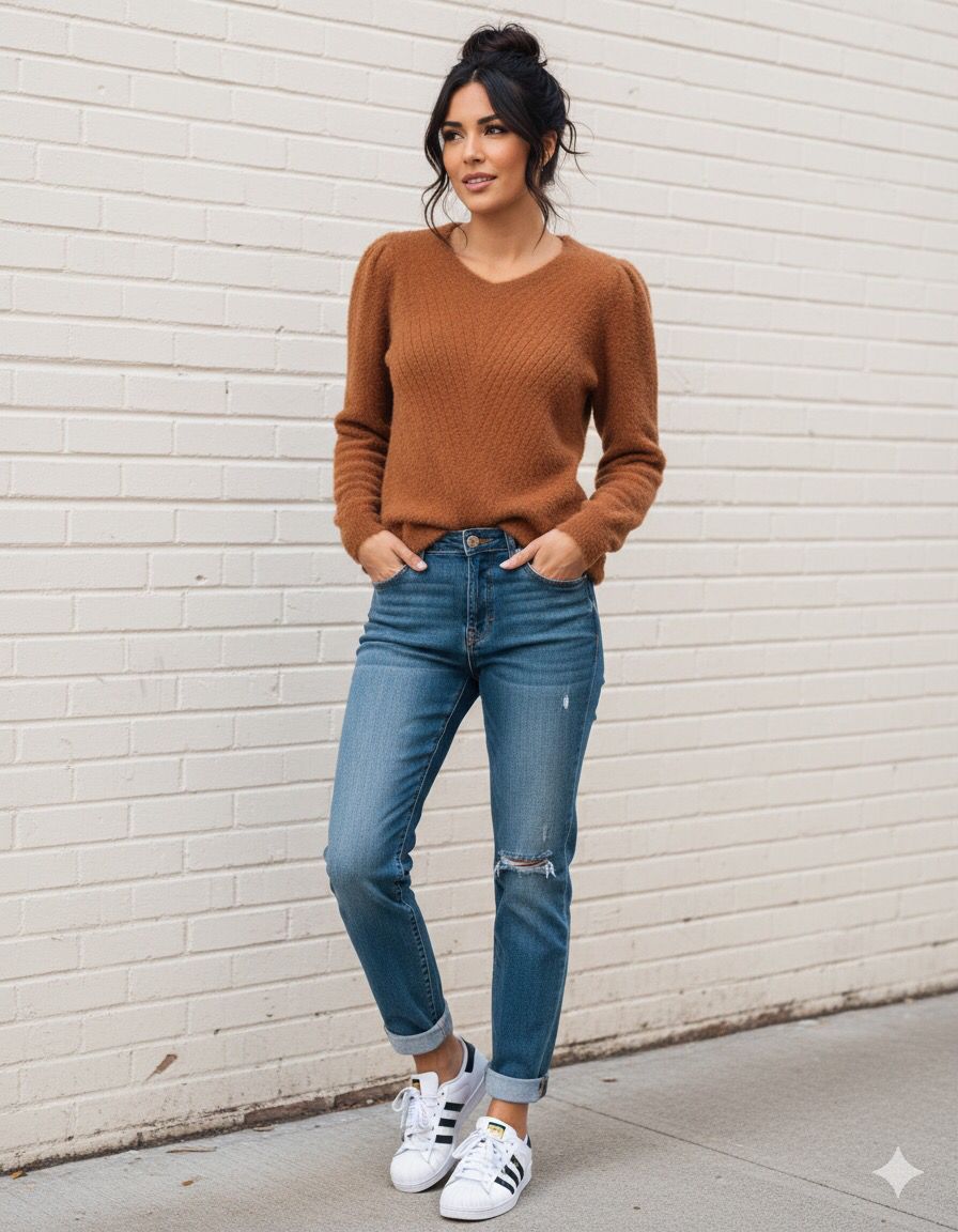 NED V- Neck Pullover uni