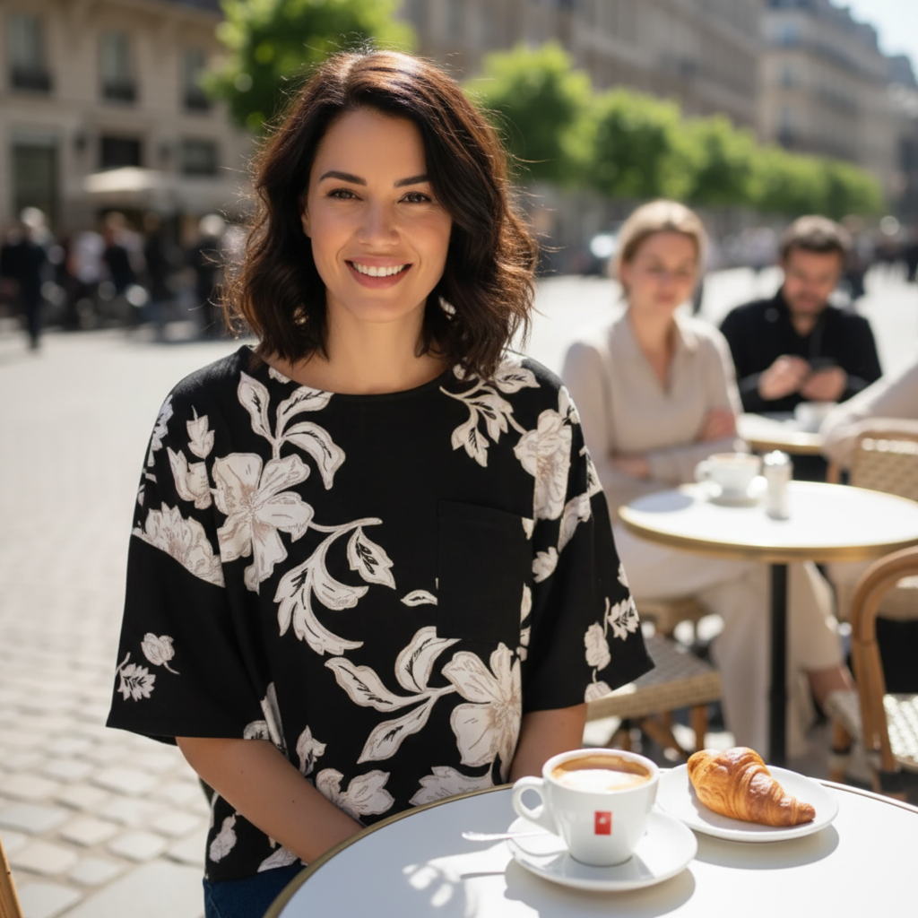 bluse cover Panta Loni