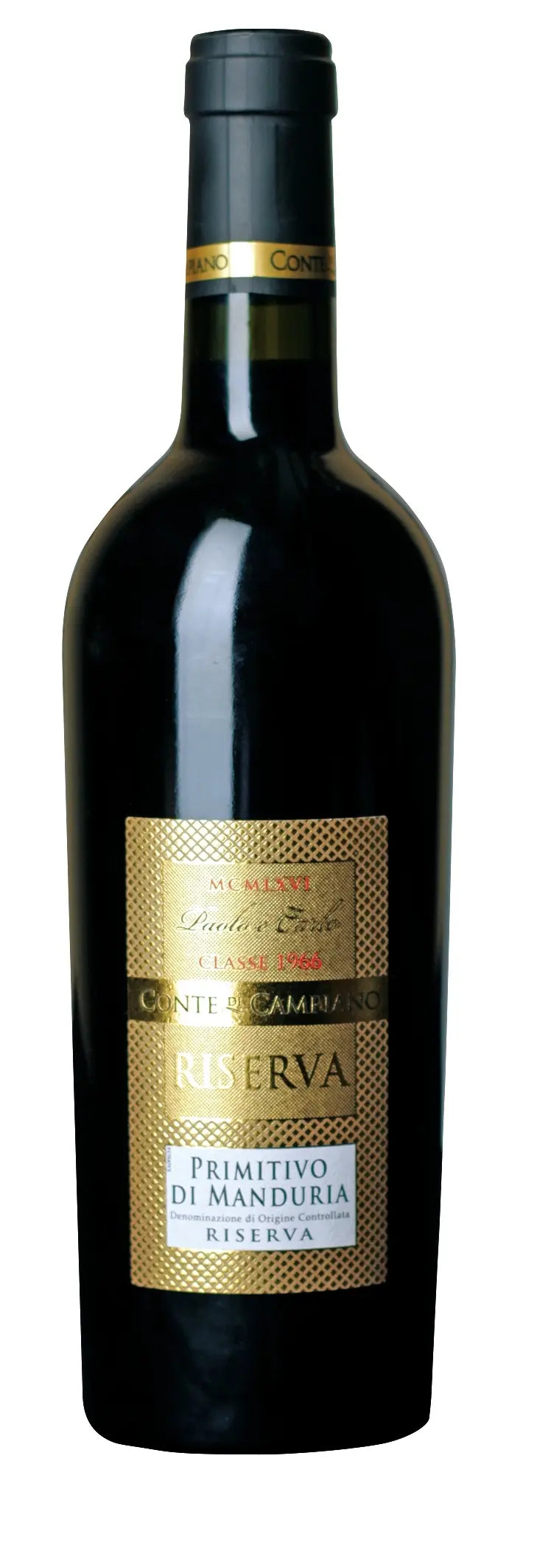 Conte di Campiano Primitivo di Manduria Riserva Classe 66 2022