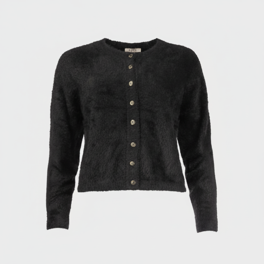 NED Strickjacke Rundhals Knopfleiste – Produktansicht Panta Loni